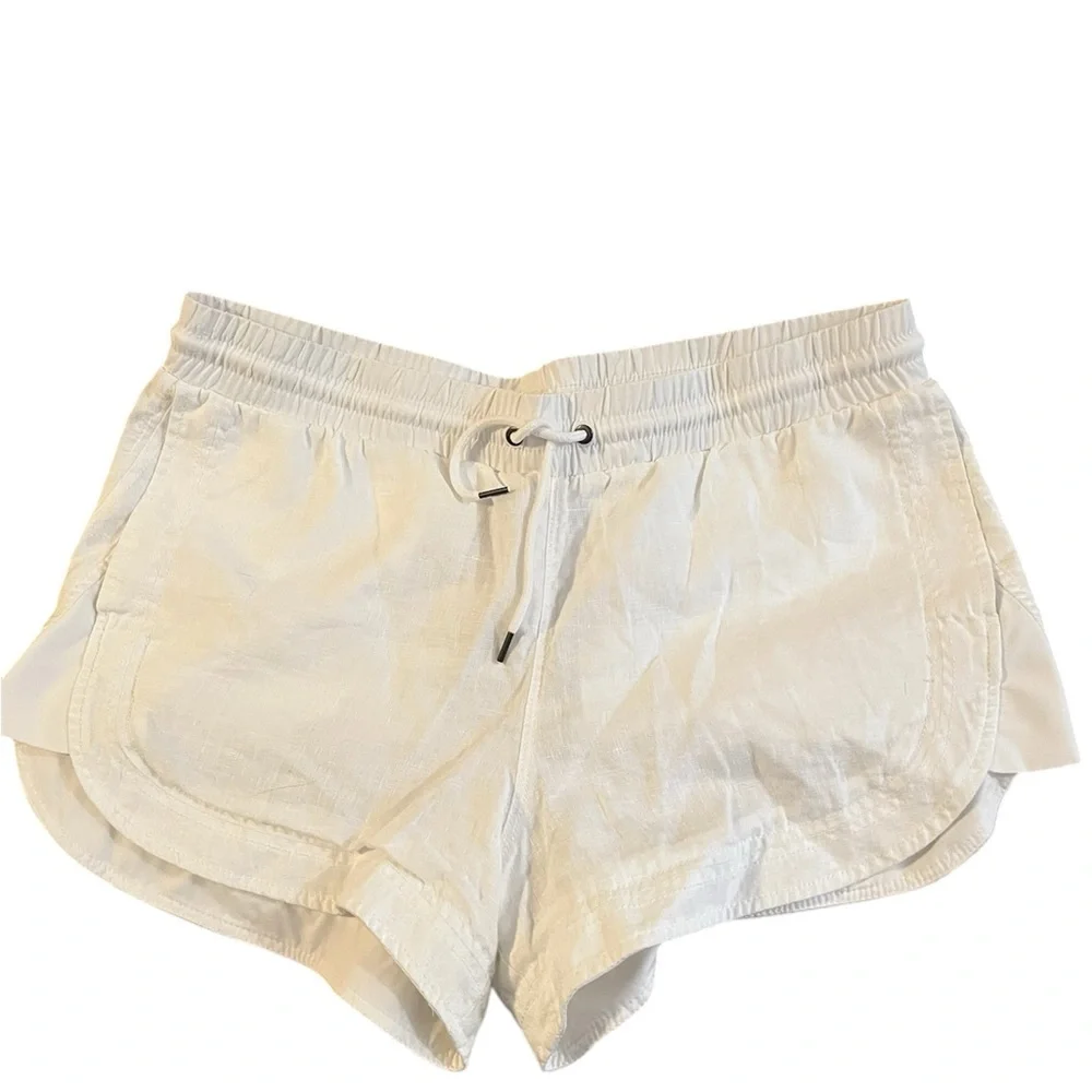 Athleta White Athletic Shorts 14